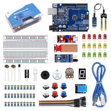 Basic Starter Kit R3 CH340 Breadboard  Retail Box Compatible with Arduino IDE