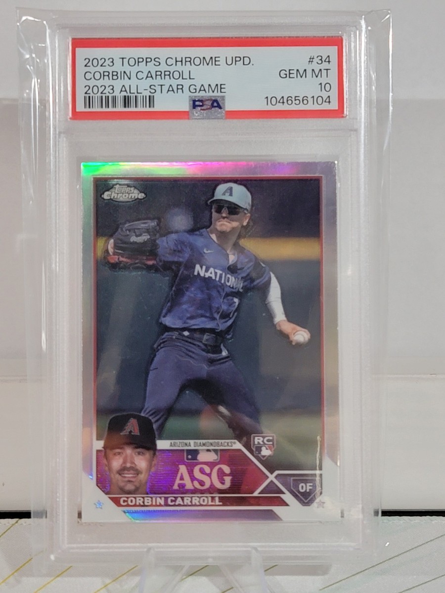 ゲームセンター・ゲームカード 2023 TOPPS Luminaries MLB Corbin Carroll 2023 Topps Chrome Update #34 Corbin Carroll - RC All Star