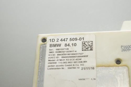BMW G12 7er Telematics Control Unit 2447509 9843935 6836756 - Picture 4 of 4