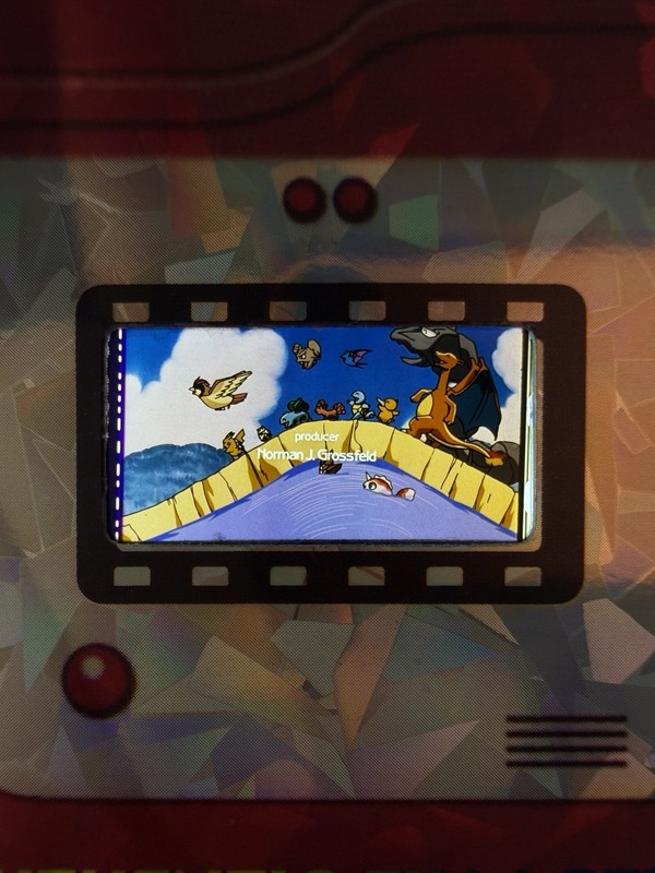 Pokémon FSA Card– 35mm Film Cell: The First Movie— Mewtwo Strikes Back Credits