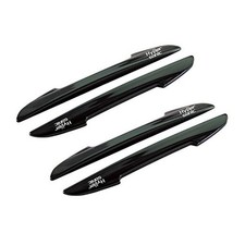 Black Car Door Edge Guard Trim Molding Crash Scratch Protector 2Pcs