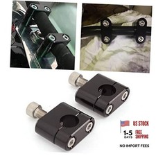 7/8" Standard HandleBar Handle Fat Bar Riser Mount Clamp Adaptor 22mm black