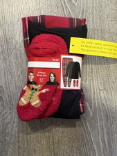 Christmas Kids 5-7 3 Piece Sleep Set. Flame Resistant