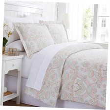 Oversized Comforter King Bedding Set, King / California King Enchantment Coral