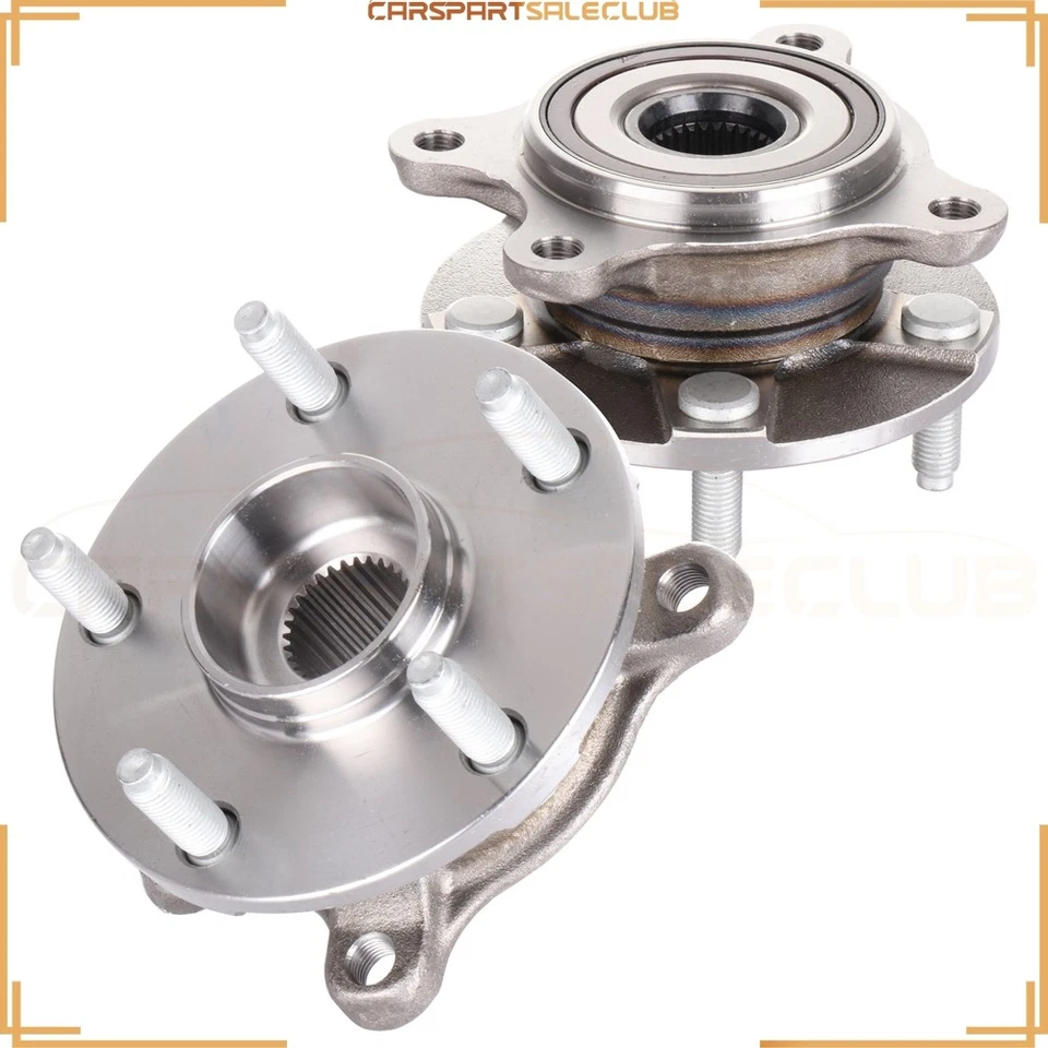2 Front Wheel Bearing Hub Assembly For 2016-2017 Lexus GS450h IS300 IS350 RC300 - Image 2 of 4