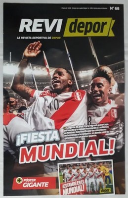 FIFA WORLD CUP RUSSIA 2018 - QUALIFIERS - Revi Depor Magazin/Poster #68 - Peru