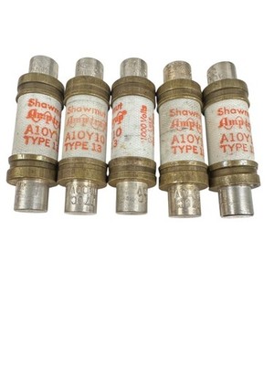 Shawmut Amp-Trap A10Y10 Type 13 Fuses New (LOT OF 5) *SALE*