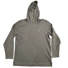 Vineyard Vines Light Hoodie Pullover Mens Size Large Gray Black Stripes