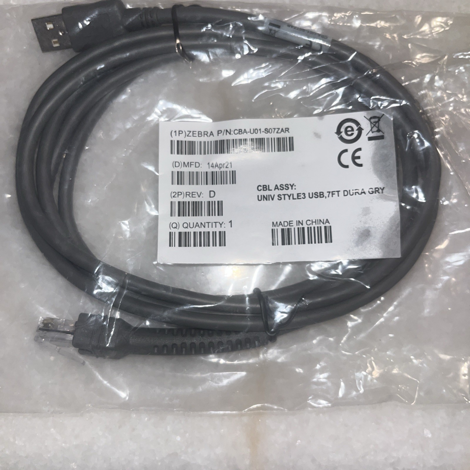 Cable Symbol-motorola-zebra Scanners