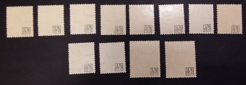Egypt 1926 Official Set With Palace Cartouch On Gummed Side MNH VF - Picture 1 of 2