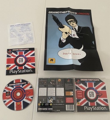 Grand Theft Auto London 1969 PlayStation PS1 CIB