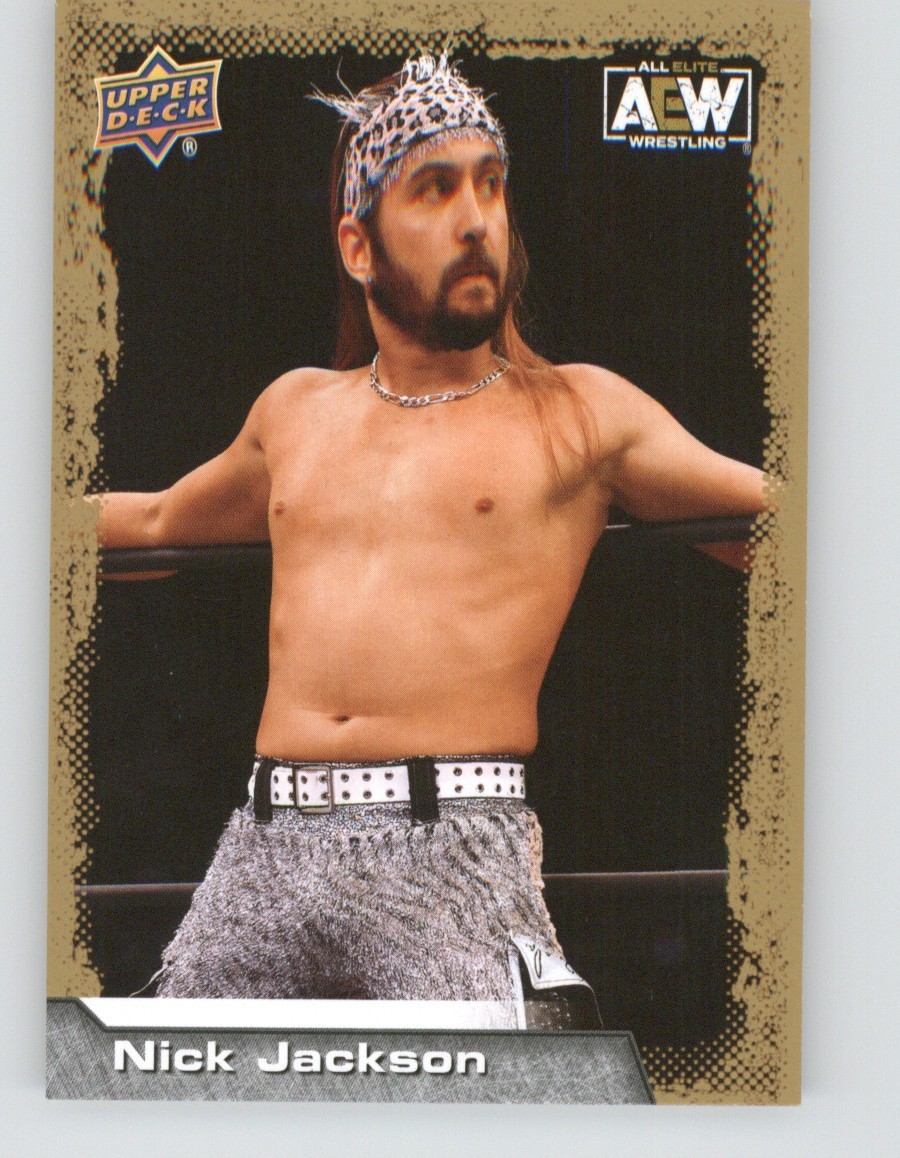 2022 Upper Deck AEW All Elite Wrestling - NIck Jackson #56 Gold