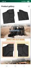 TPE Front Floor Mats for Polaris Xpedition XP/ADV 24-25, Front Row Floor 