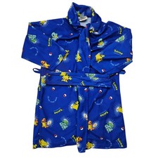 Bata Pokemon Vintage Niños Talla 6 - 7 Pijama Camisón Casa Abrigo