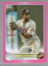 2022 Topps Pro Debut Jordan Walker Fuchsia   Prospect /199