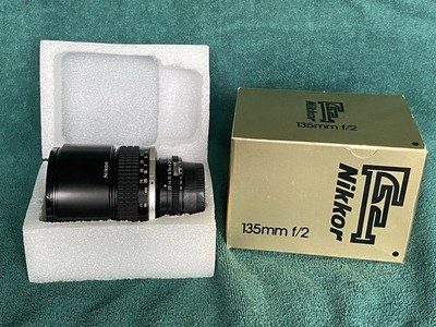 Nikon Ai-S Nikkor 135mm f/2 Ais Lens 9.5/10 in Box