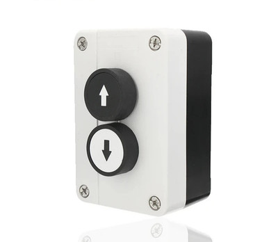 Push Button Switch Box Up Down Control 2 Way Arrows Hoist Roller Door Tail Lift