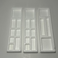 MB AXIS  ALLIES 1987 Board Game 4423 - Parts - 3x Game Peice Foam Tray