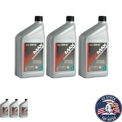 3-Pack Onan SAE 15W-40 Engine Oil - 1 Quart Bottles for Vehicle Specific Fit