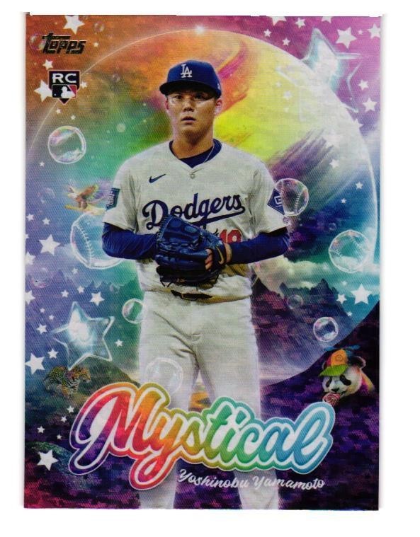 2024 Topps Update Mystical COLOR BLAST Rookie Yoshinobu Yamamoto MYS-13 Dodgers