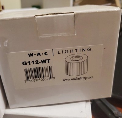 WAC Lighting G112-WT G100 Replacement Cylinder Glass Shade White
