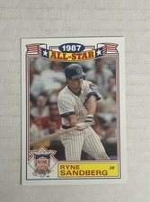 1988 Topps ALL-STAR # 14 Ryne Sandberg -- Chicago Cubs 1987