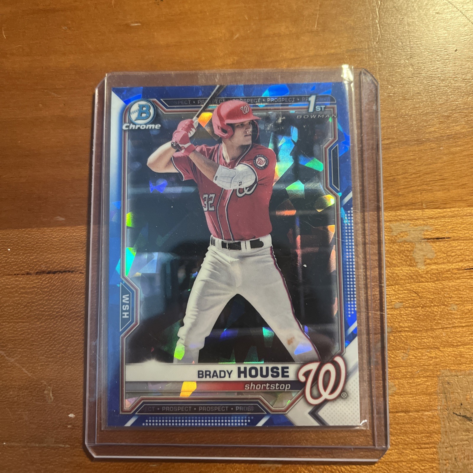 2021 Bowman Chrome Draft Sapphire Edition - Brady House #BDC-186 (RC)