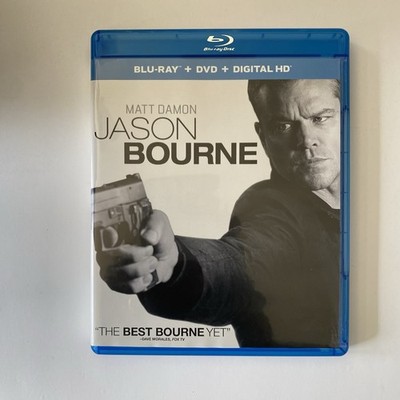 Jason Bourne (Blu-ray + DVD + Digital HD) DVDs