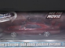 1/43 Scale Fast & Furious Dom's 1969 Dodge Charger Daytona - Greenlight - MIP