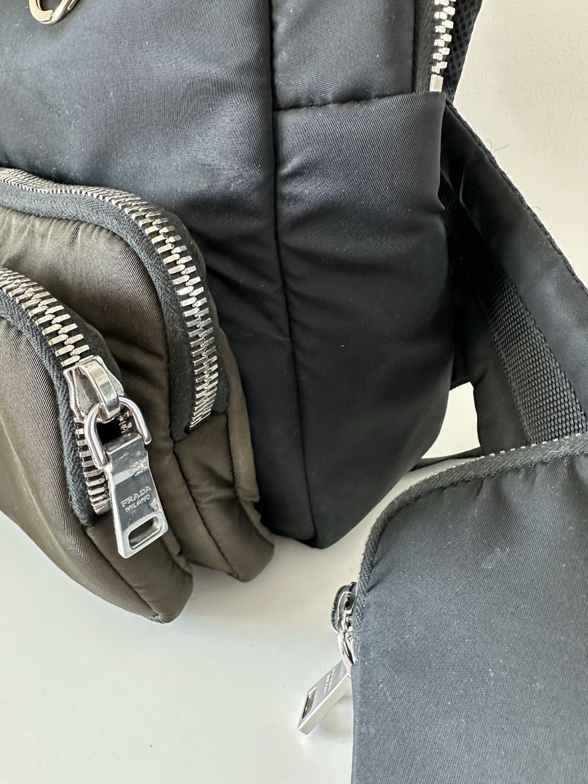 Prada Nylon Front Pocket Backpack Medium - image 6