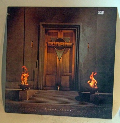 BONFIRE POINT BLANK GERMAN HARDROCK BAND KRAUTROCK  LP   VG+-NEAR MINT 1989