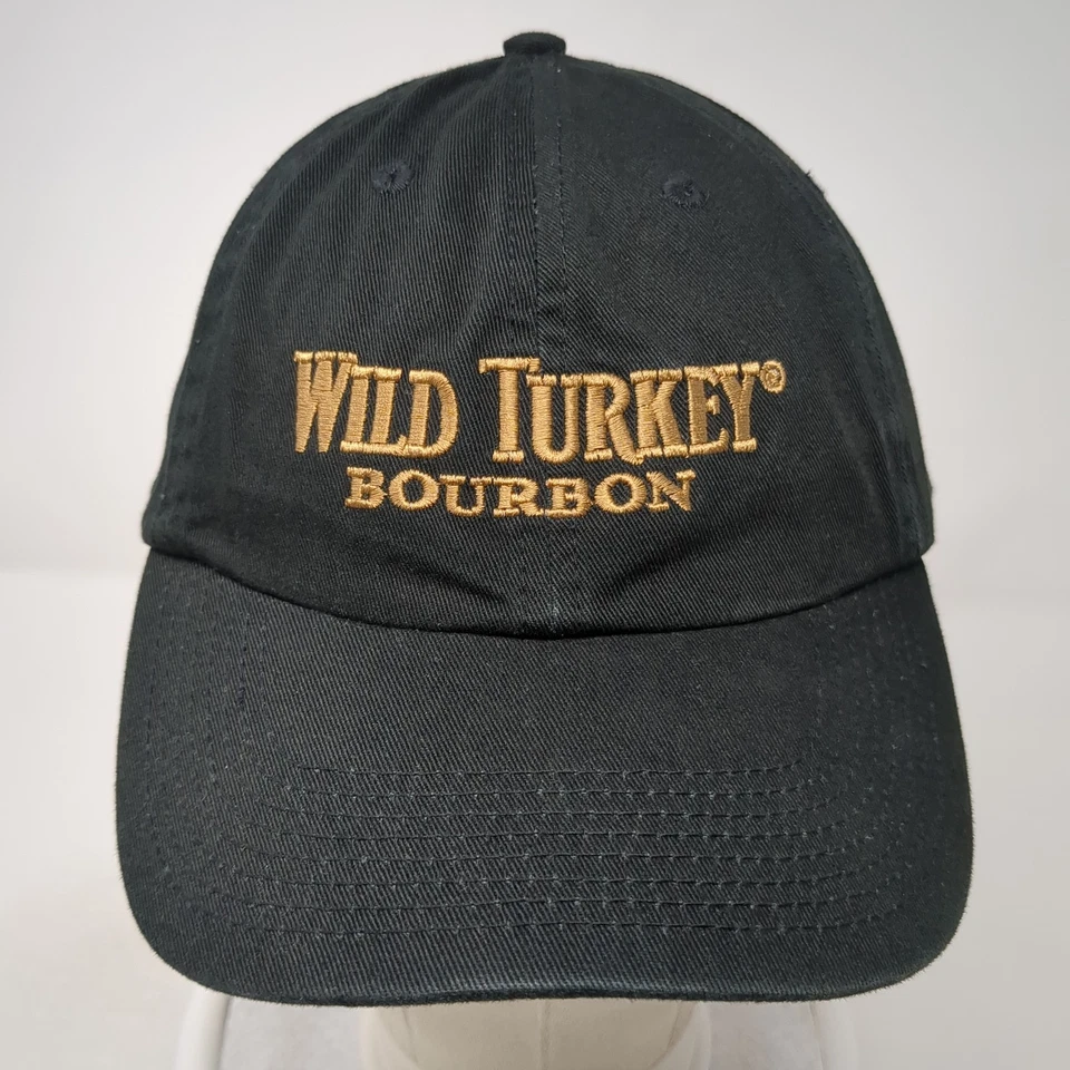 Wild Turkey Bourbon Slideback Baseball Cap Black One Size Fahrenheit Headwear - Image 2 of 4