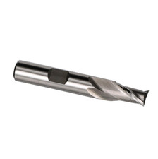 DWCT321 HSS 2F Single End Mill, 19/32 X 1/2