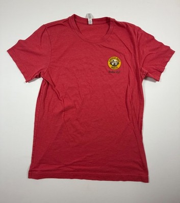 Einstein Bros Bagels T-Shirt Mens M Red Logo Bake Up Id Rather Be The Baker