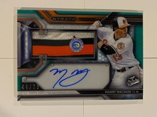 2016 Topps Strata - Clearly Authentic Auto Patch  Manny Machado /75
