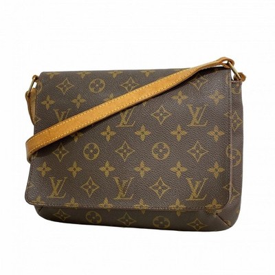 Auth Louis Vuitton Monogram Musette Tango Shoulder Bag M51257 from Japan USED