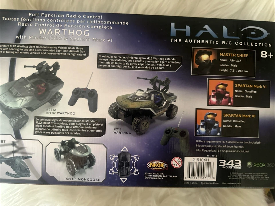 HALO RC ARCTIC WARTHOG Vehicle Microsoft New/Box 21910XH - Image 4 of 4