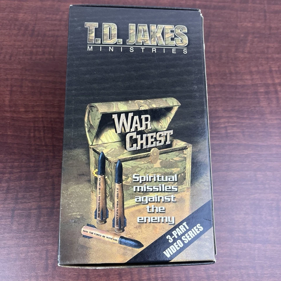 Bishop T.D. Jakes War Chest Series VHS 3 Tape Series The Potters House - Image 3 of 4