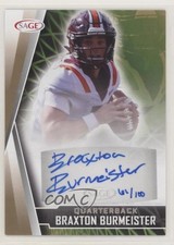 2022 SAGE Low Series Auto Gold 61/100 Braxton Burmeister #A-BB2 Auto 0c6