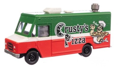 Spur H0 - Walthers Morgan Olson Route Star Van Crusty's Pizza -- 12110 NEU