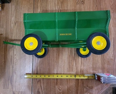 John Deere Flare Wagon 1/8 Die-Cast Wagon w/ Box Agriculture Original Made USA