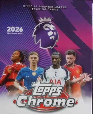 Topps: Football 2026 ''CHROME PREMIER LEAGUE'' Trading Card SPIELER AUSWÄHLEN!