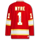 Phil Myre Autographed Atlanta Flames Adidas Pro Jersey - First Flames Goalie