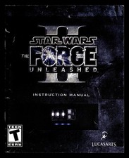 Star Wars: The Force Unleashed II Sony PlayStation 3 PS3  MANUAL ONLY 