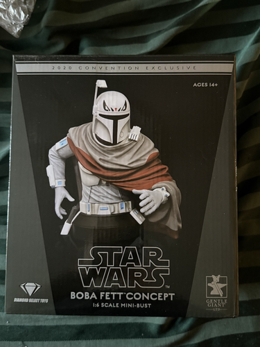 Mini buste Star Wars Gentle Giant Boba Fett Concept 2020 exclusif LE #26/500 NEUF - Photo 1/5