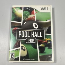 Playlogic Pool Hall Pro Nintendo Wii E-Everyone NTSC-U/C Manual 2008