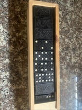 Schiller Math Wooden Dominoes 47 Vintage Learn Mathematics Learning Tools READ