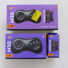 Controle Joystick 8bitdo M30 Tectoy Brasil Bluetooth com Suporte para Celular