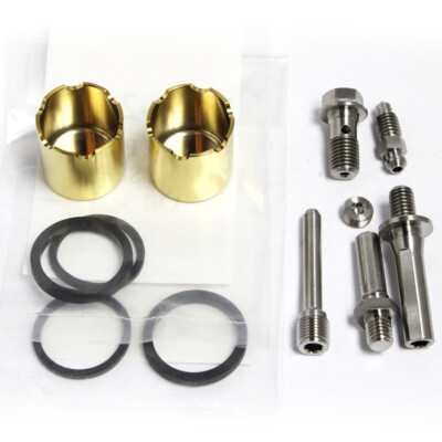 #ad #ad XR650 TITANIUM Front caliper piston kit with seals and parts CR125 GBP 90.00