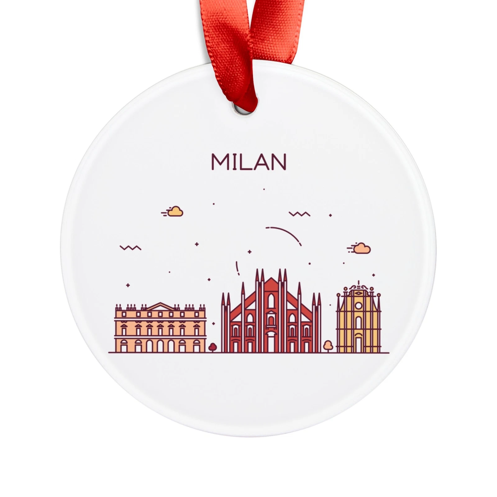 Milan Skyline Ornament